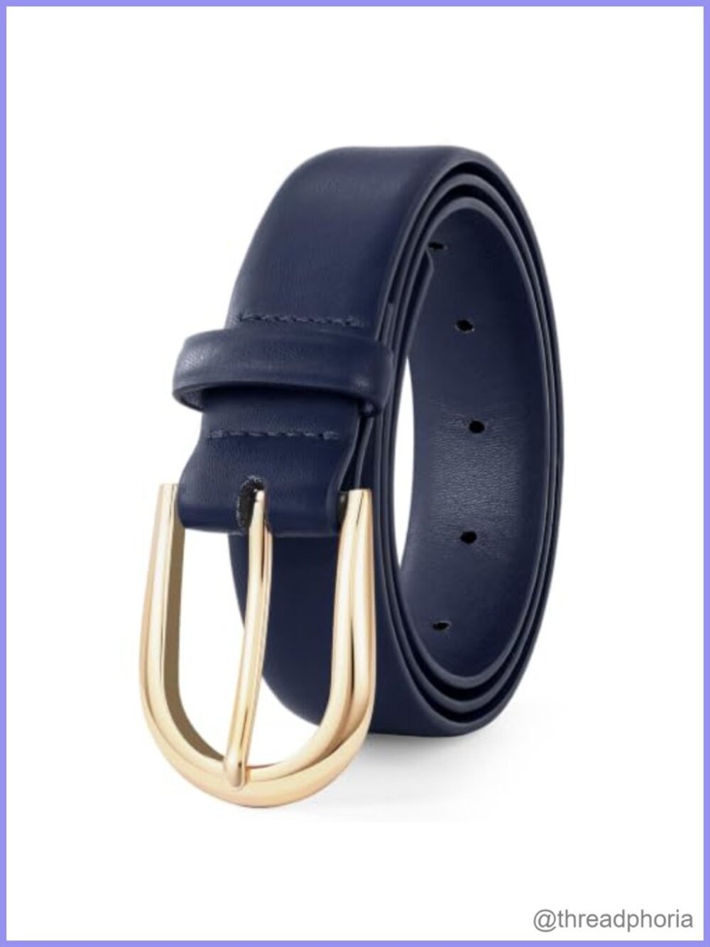 Women's Faux Leather Belt Solid Pin Buckle Jeans Pants Dress Waist Belt